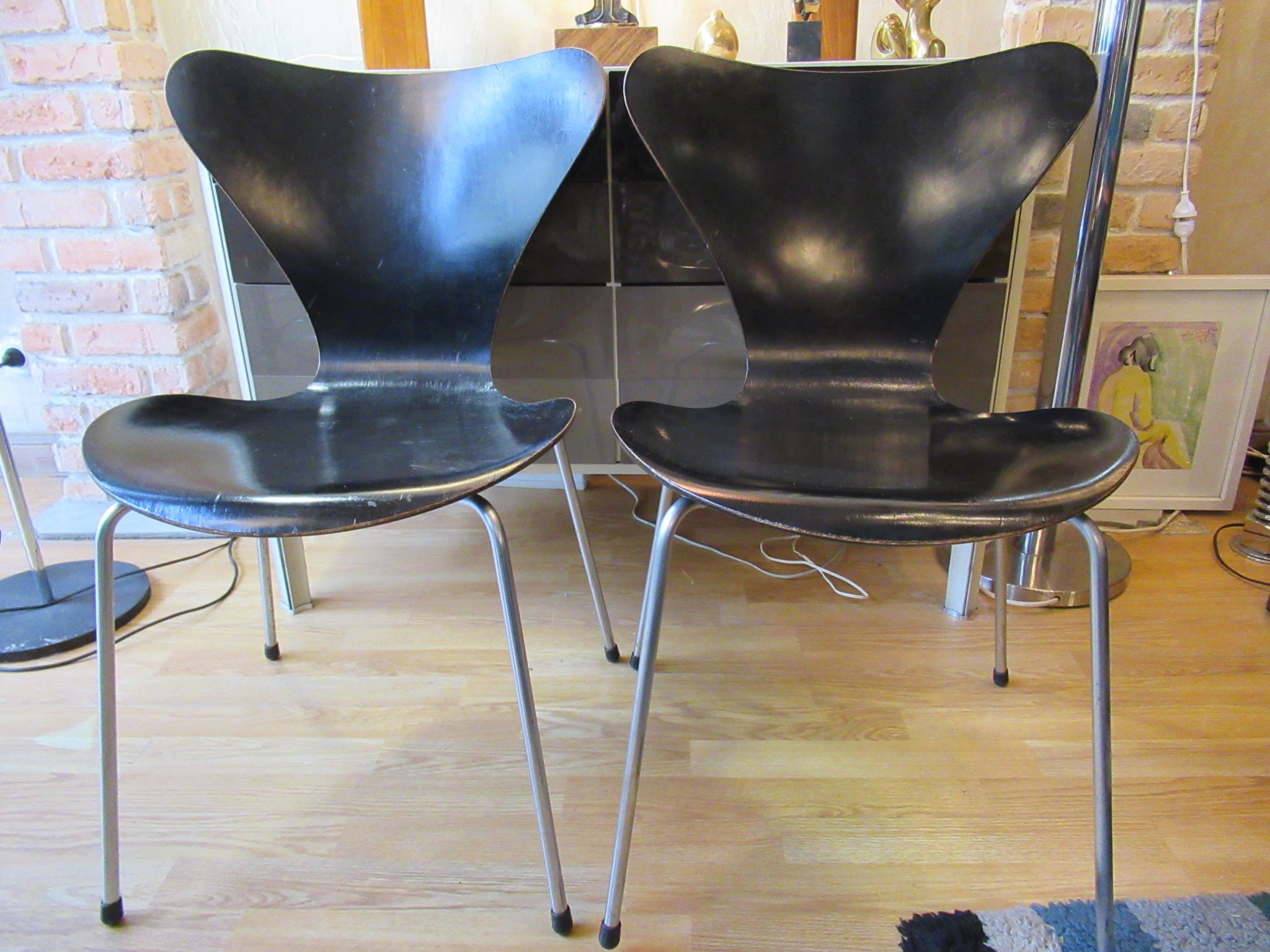 Arne Jacobsen paire de chaises
