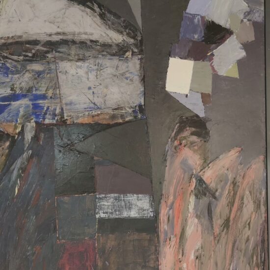 Grande huile sur toile abstraite 150x120 cm, tableau contemporain, décoration moderne, art XXe siècle