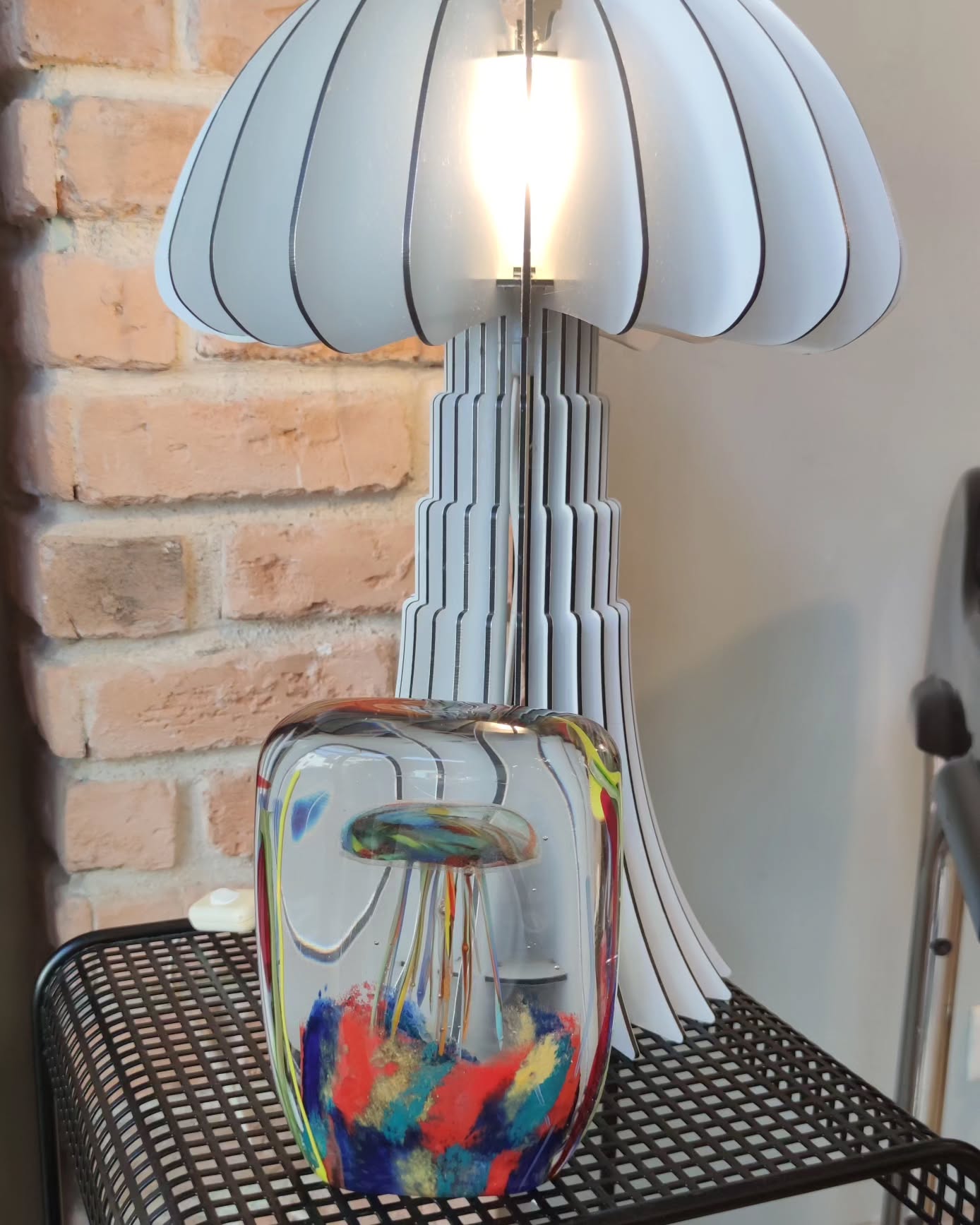 Lampe en métal design 